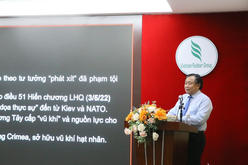 Đảng ủy VRG tổ chức Hội nghị thông tin thời sự